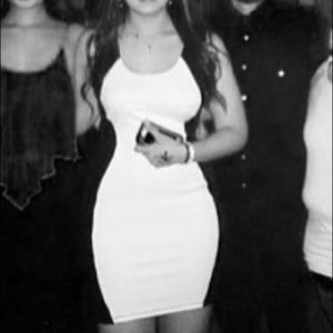 Black and white dress